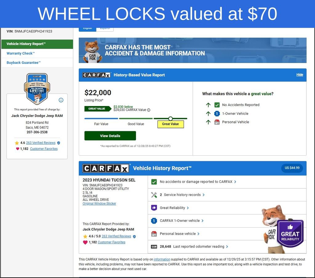 Used 2023 Hyundai Tucson SEL w/ Convenience Package image 11