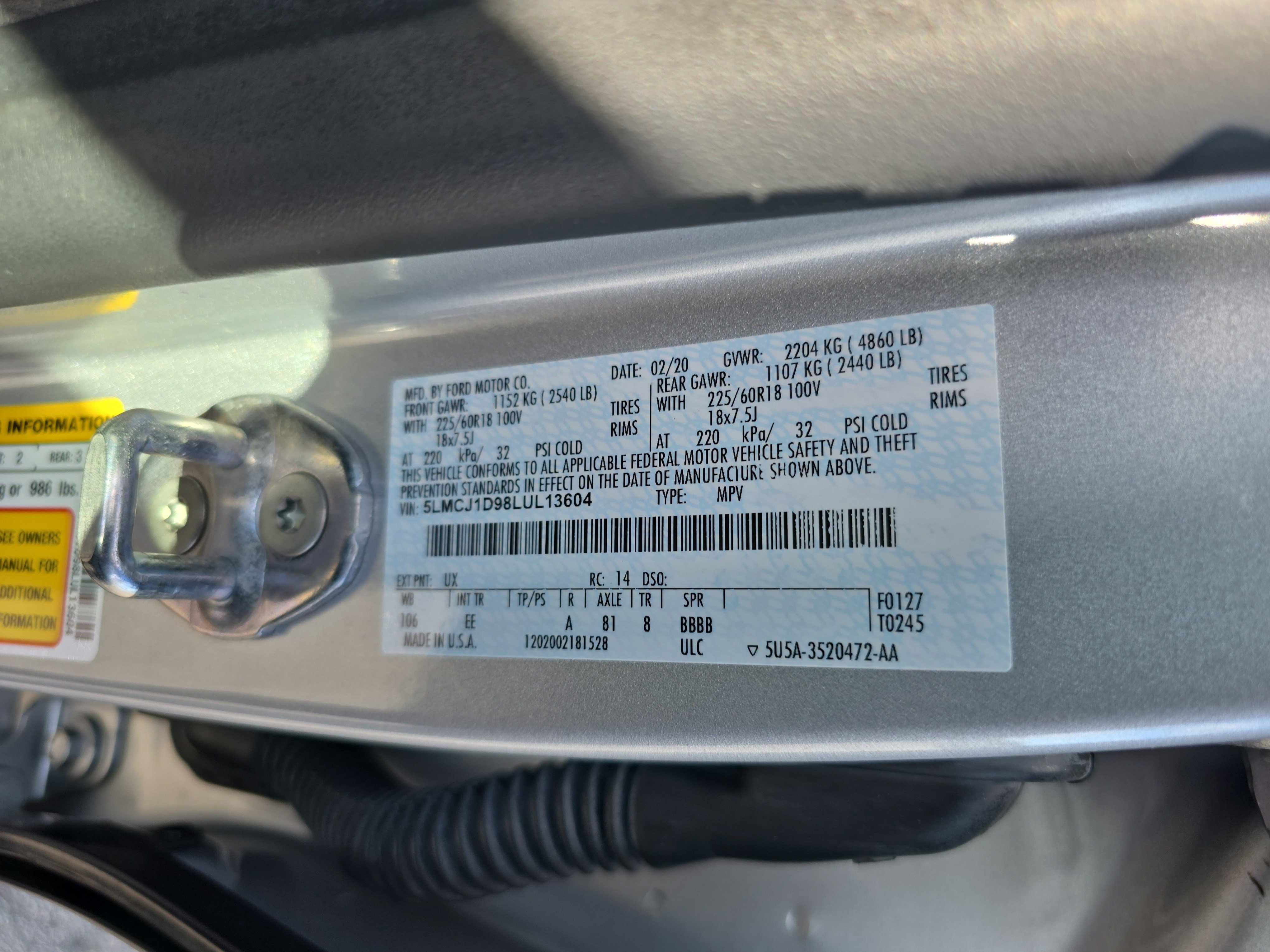 Used 2020 Lincoln Corsair AWD w/ Equipment Group 101A image 35