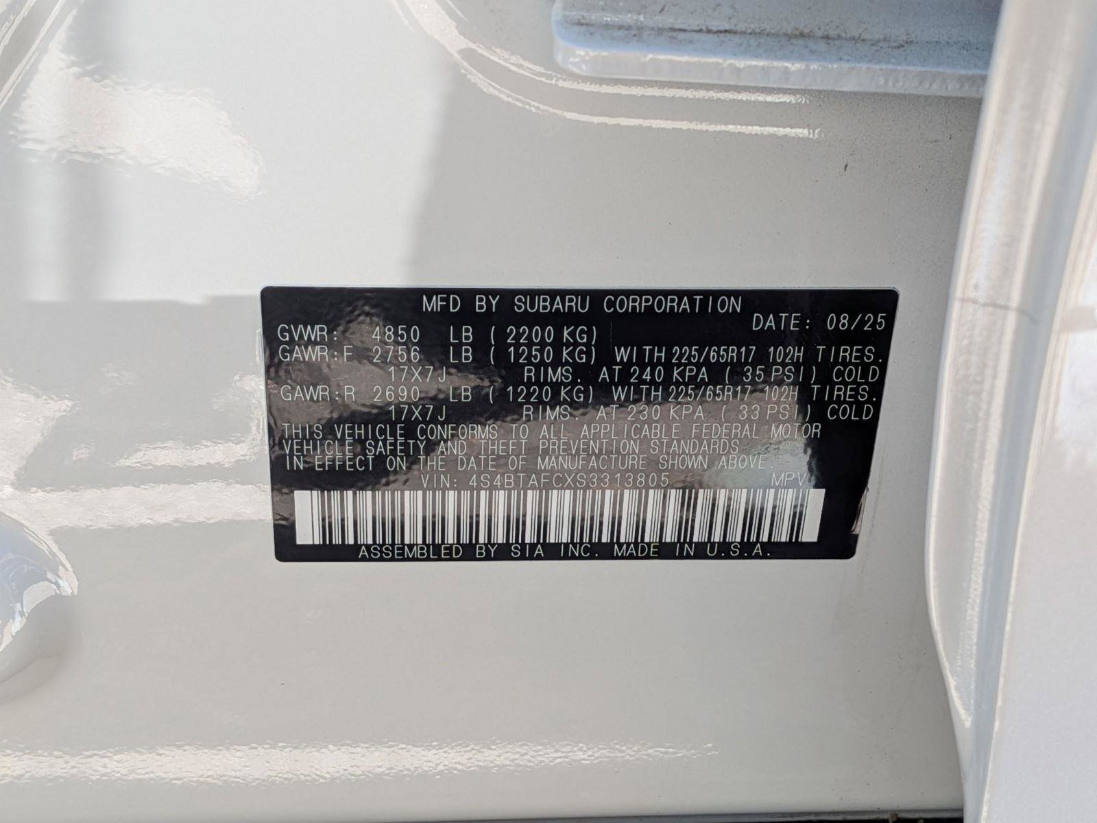 Certified 2025 Subaru Outback Premium w/ Popular Package #1A AWD/4WD image 39