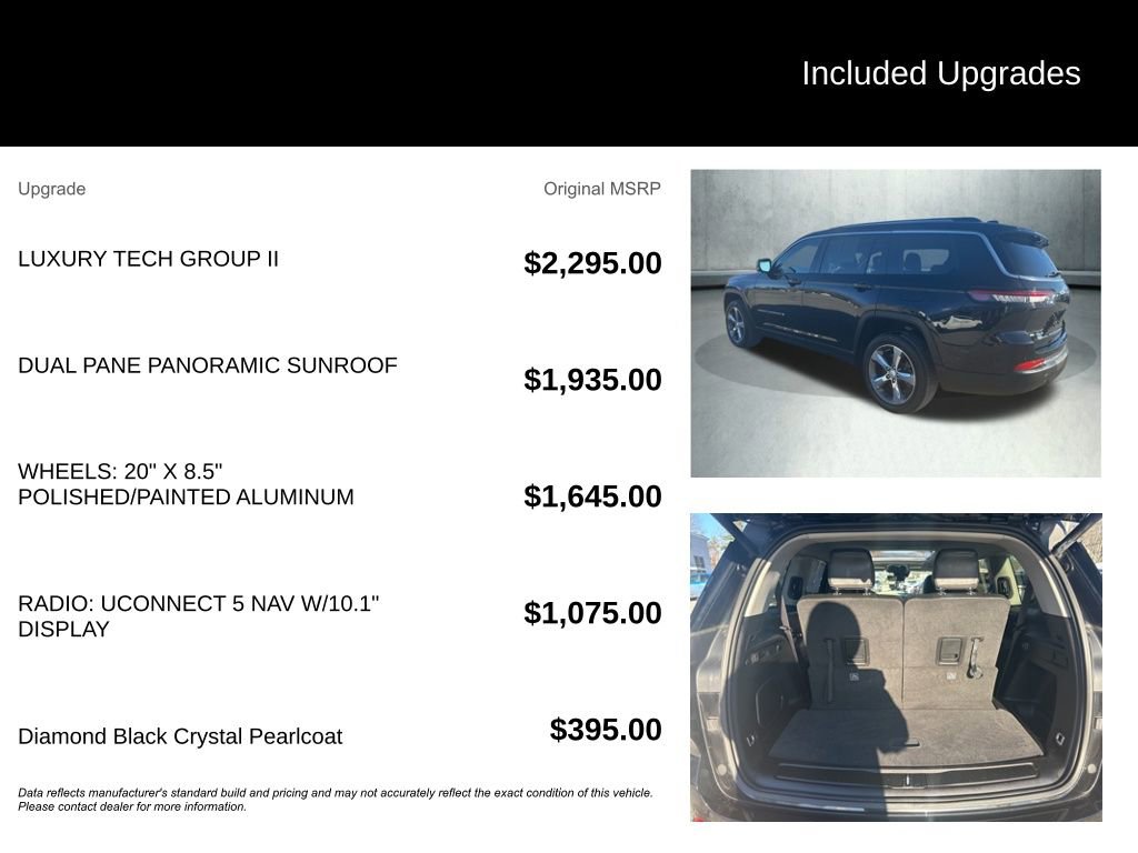 Used 2022 Jeep Grand Cherokee L Limited w/ Luxury Tech Group II image 4