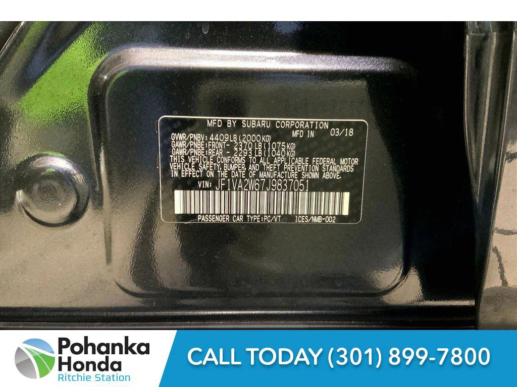 Used 2018 Subaru WRX STI Limited image 34