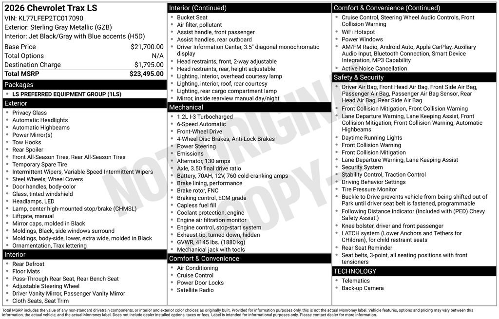 Used 2026 Chevrolet Trax LS FWD image 27