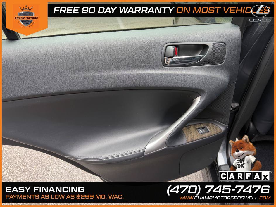 Used 2010 Lexus IS 250 w/ Preferred Accessory Package RWD image 16