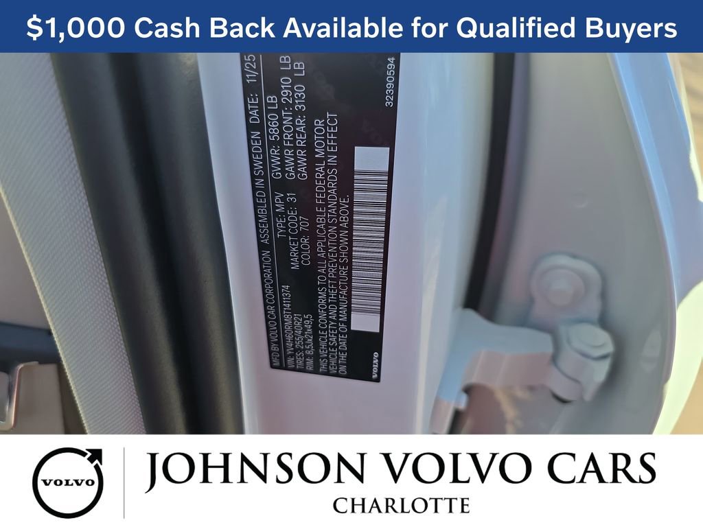 New 2026 Volvo XC60 T8 Ultra w/ Protection Package Premier image 38