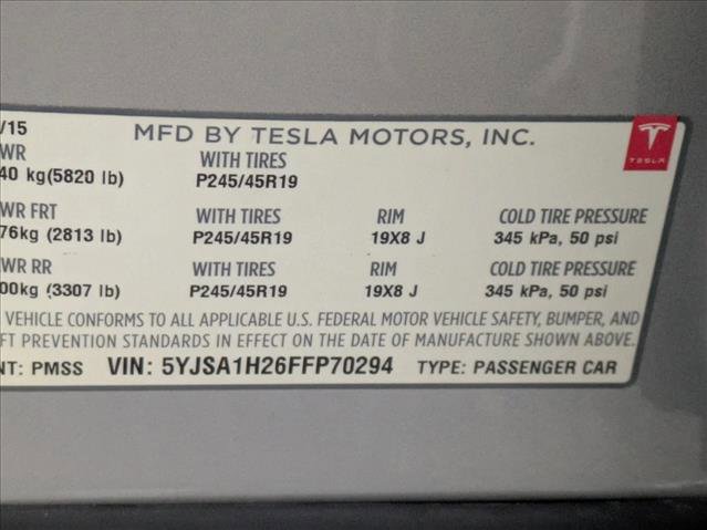 Used 2015 Tesla Model S 85D AWD/4WD image 23