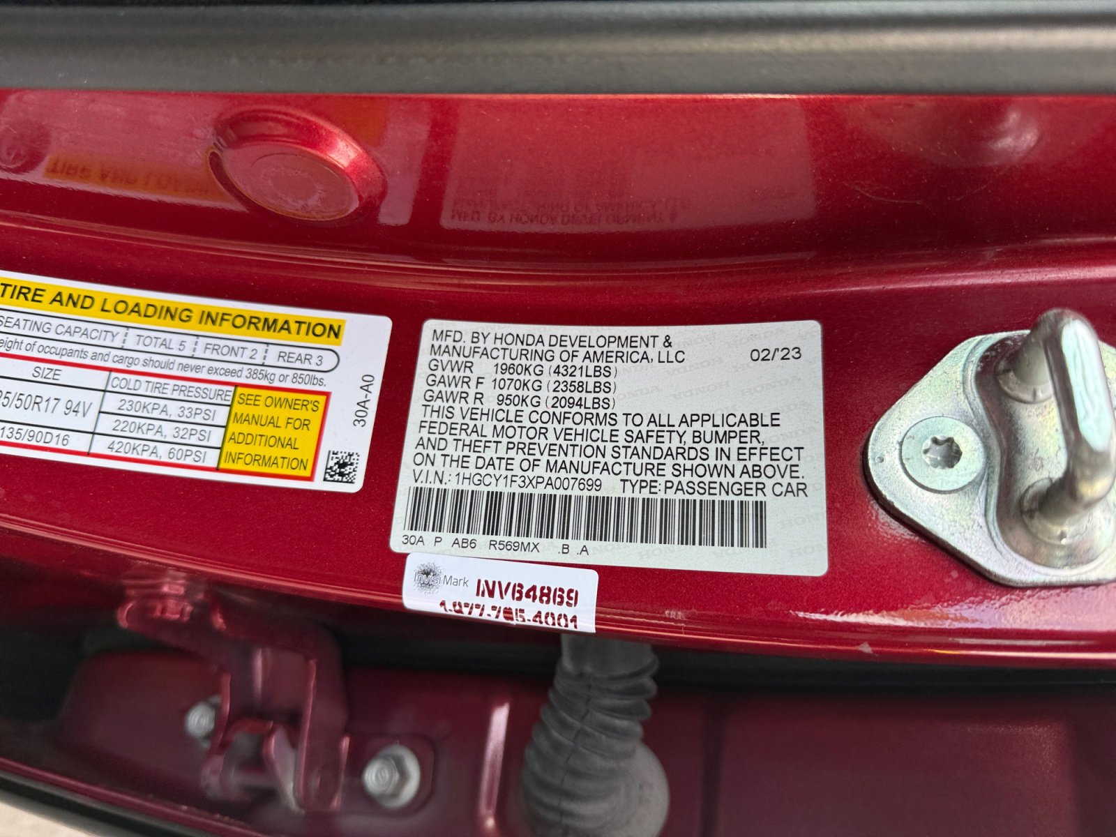Used 2023 Honda Accord EX image 25