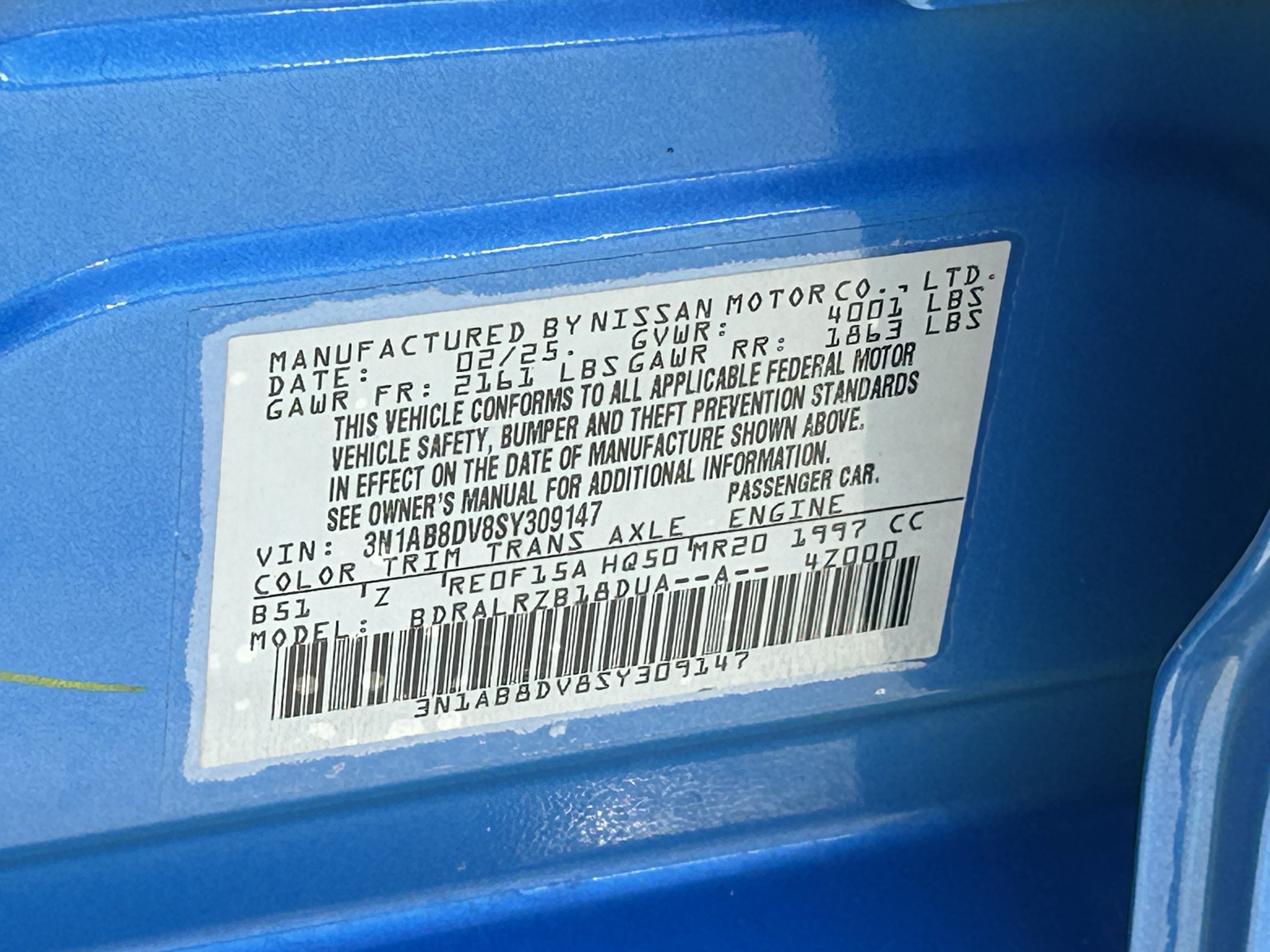 Used 2025 Nissan Sentra SR FWD image 30
