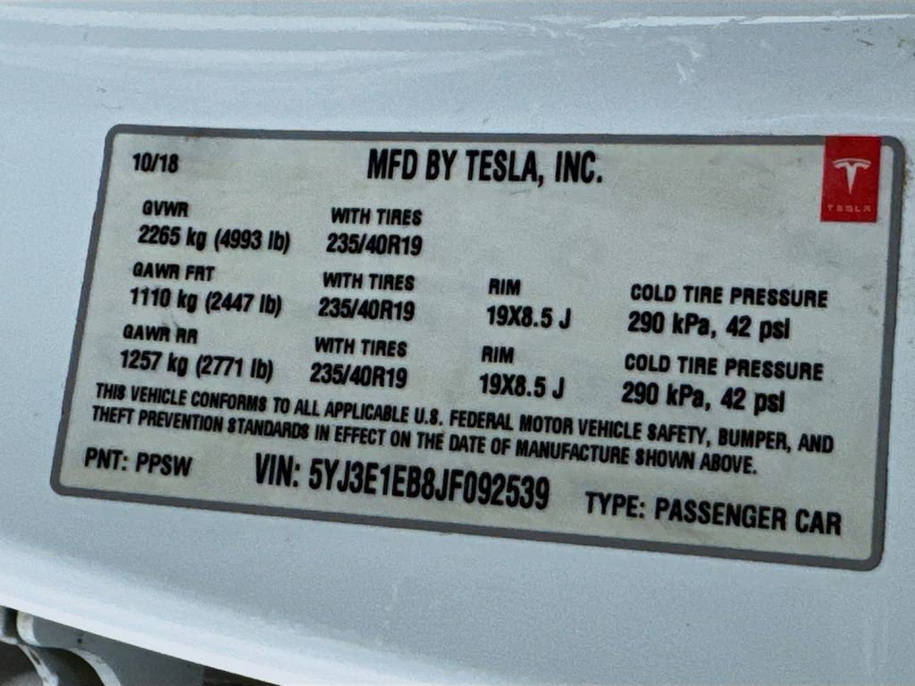 Used 2018 Tesla Model 3 Long Range image 47