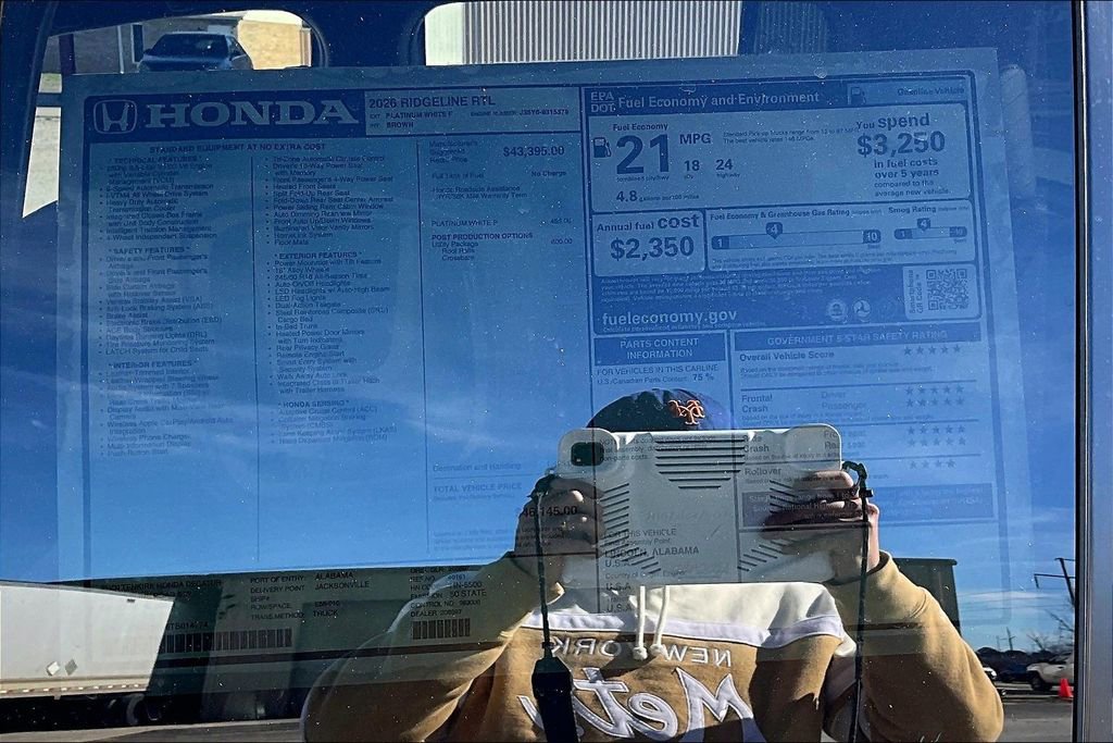 New 2026 Honda Ridgeline RTL image 14