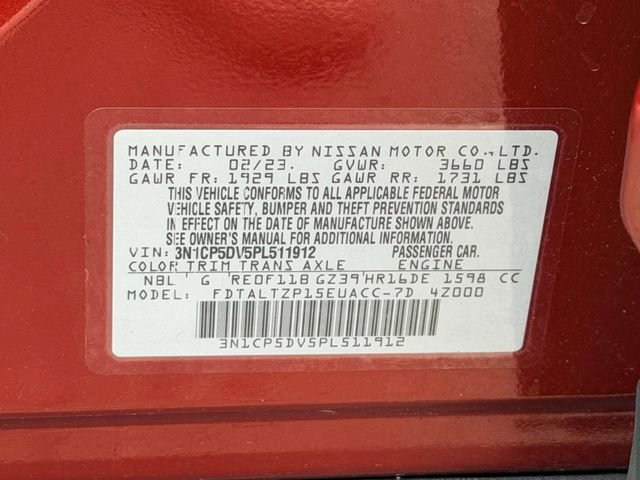 Used 2023 Nissan Kicks SR w/ SR Premium Package FWD image 25