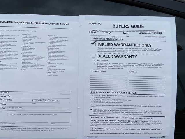 Used 2023 Dodge Charger SRT Hellcat image 6