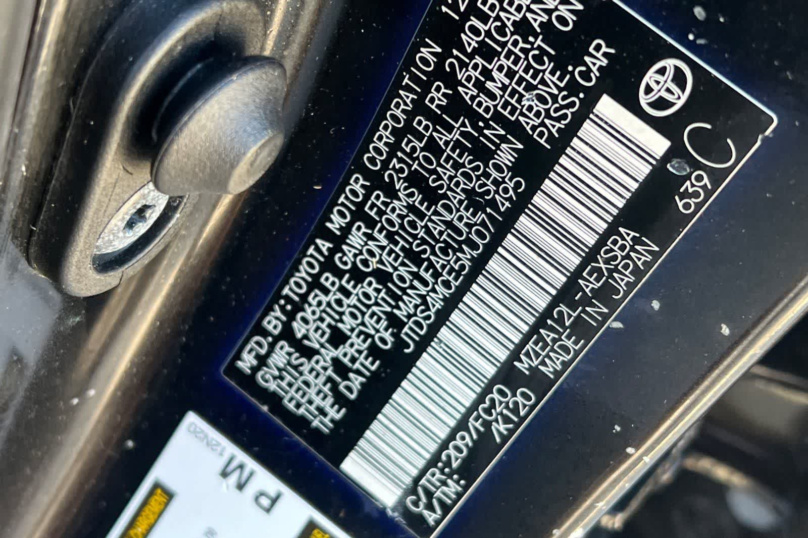 Used 2021 Toyota Corolla SE FWD image 28