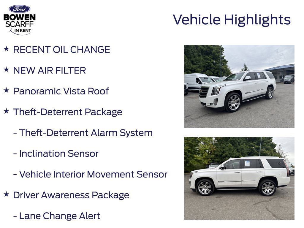 Used 2017 Cadillac Escalade Luxury AWD/4WD image 4