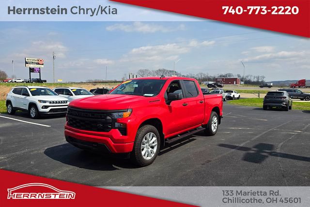 Used 2023 Chevrolet Silverado 1500 Custom w/ LPO, Dark Essentials Package AWD/4WD image 3