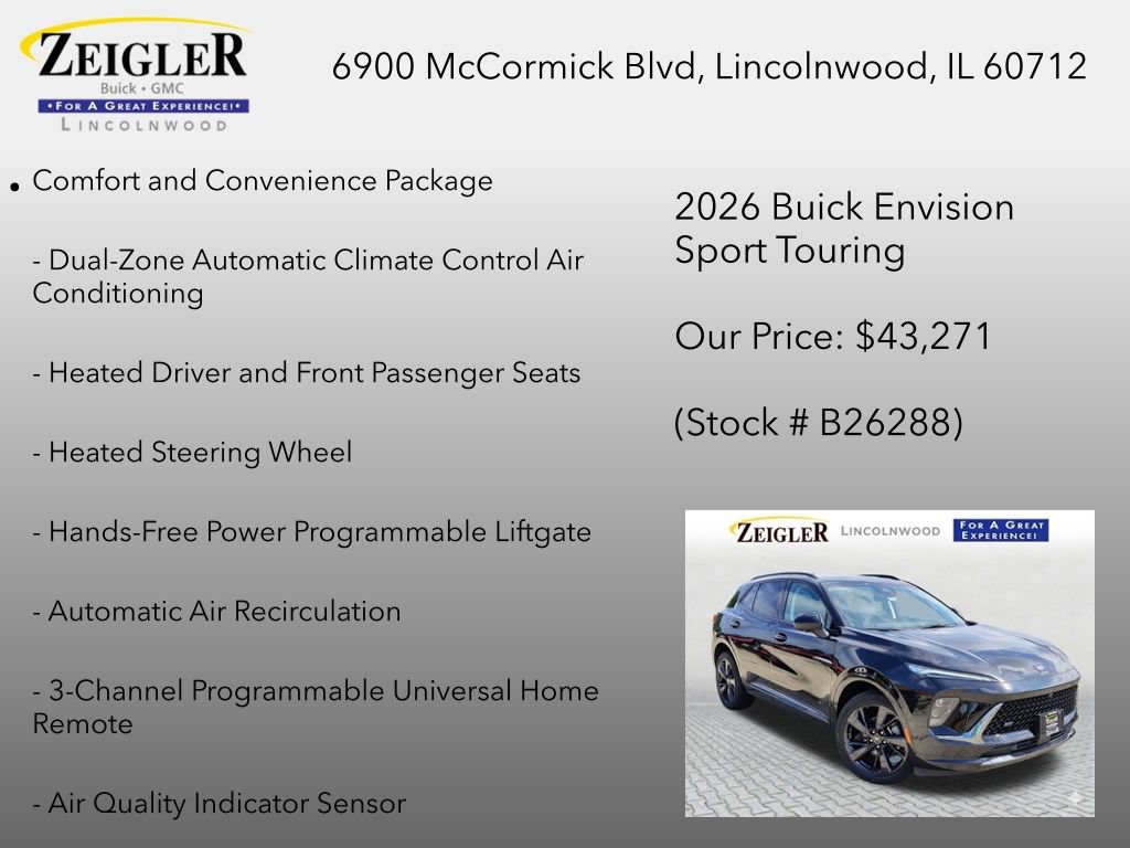 New 2026 Buick Envision Sport Touring AWD/4WD image 6