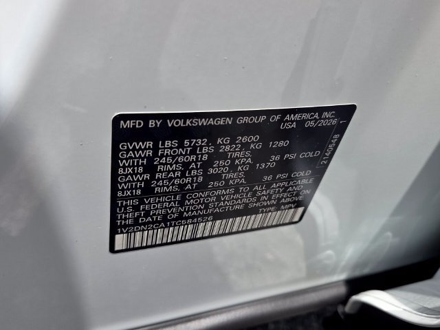 New 2026 Volkswagen Atlas SE FWD image 18