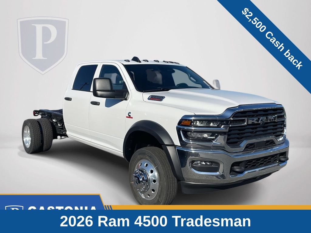 New 2026 RAM 4500 Tradesman w/ Chrome Appearance Group