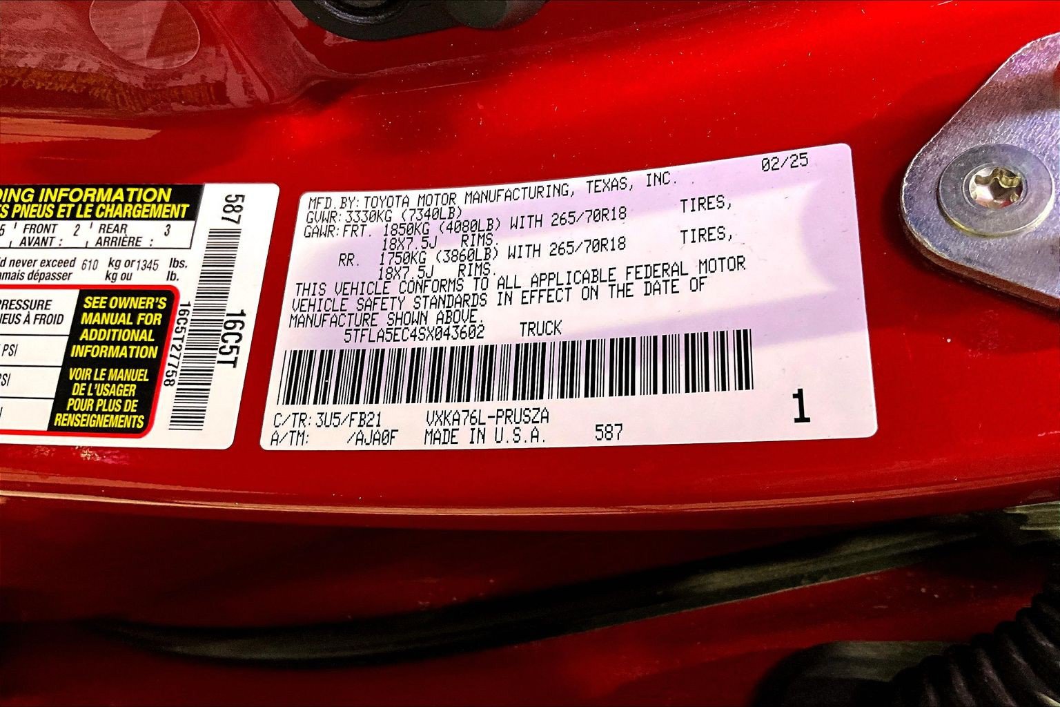 Used 2025 Toyota Tundra SR5 AWD/4WD image 21