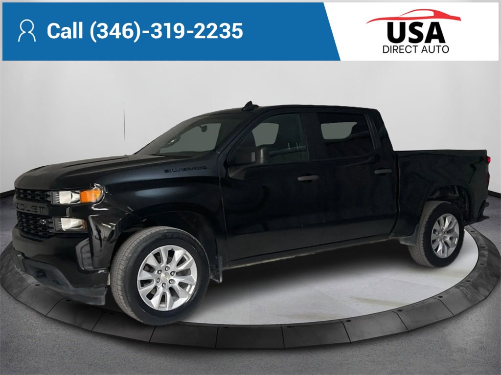 Used 2021 Chevrolet Silverado 1500 Custom w/ LPO, Dark Essentials Package