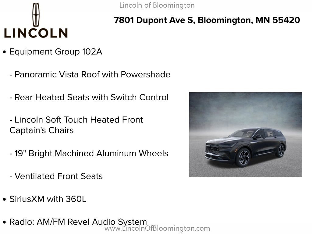 New 2026 Lincoln Nautilus Premier w/ Equipment Group 102A AWD/4WD image 9