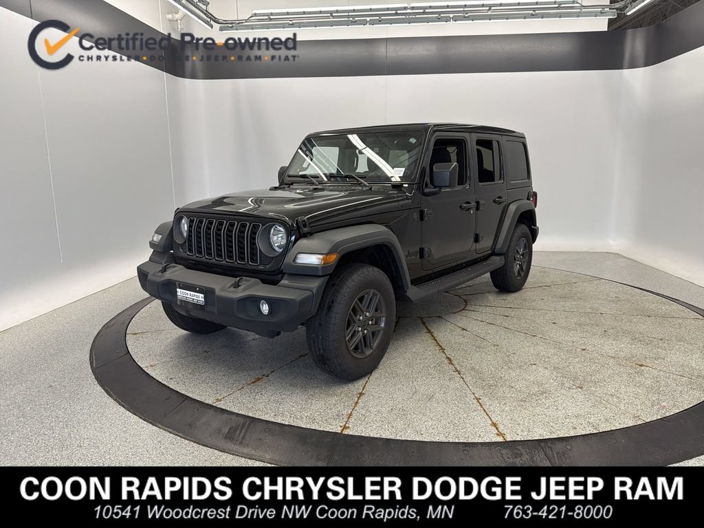 Certified 2024 Jeep Wrangler Unlimited Sport