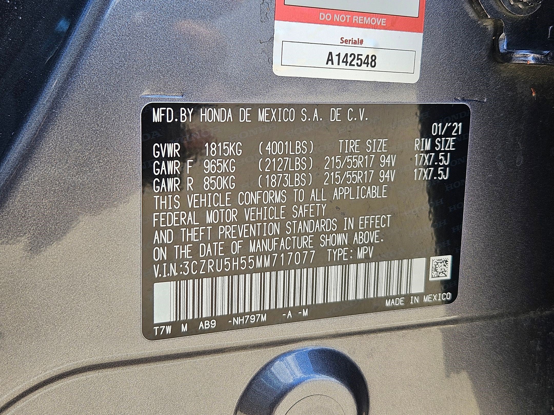 Used 2021 Honda HR-V EX image 33