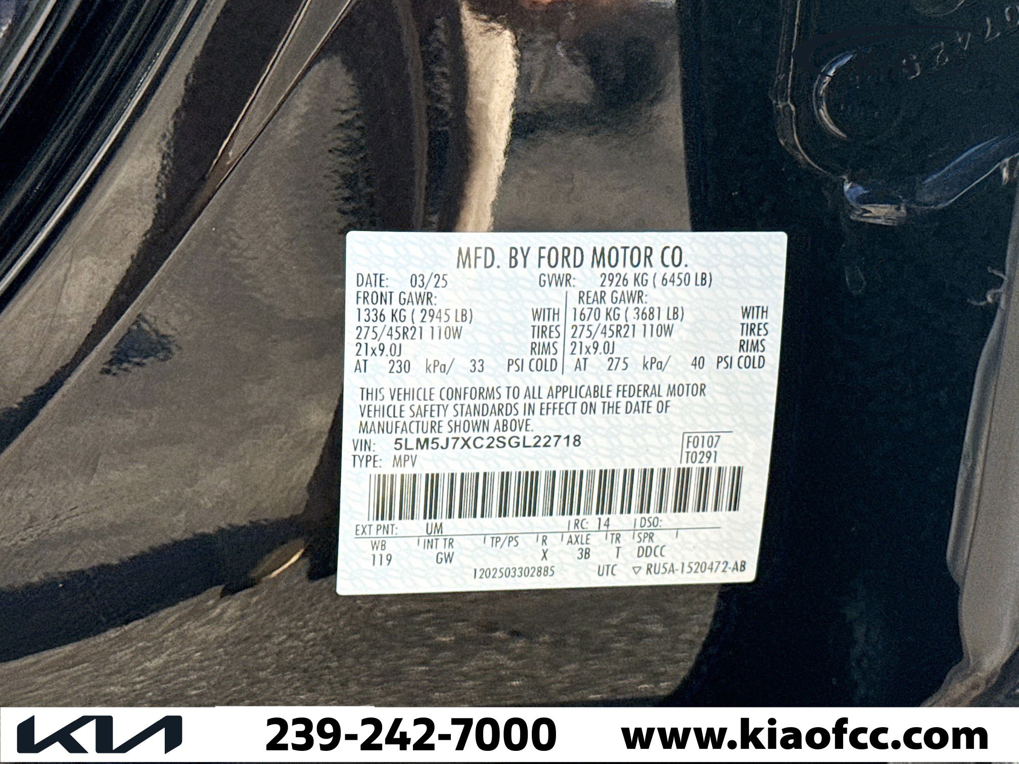 Used 2025 Lincoln Aviator Reserve image 45