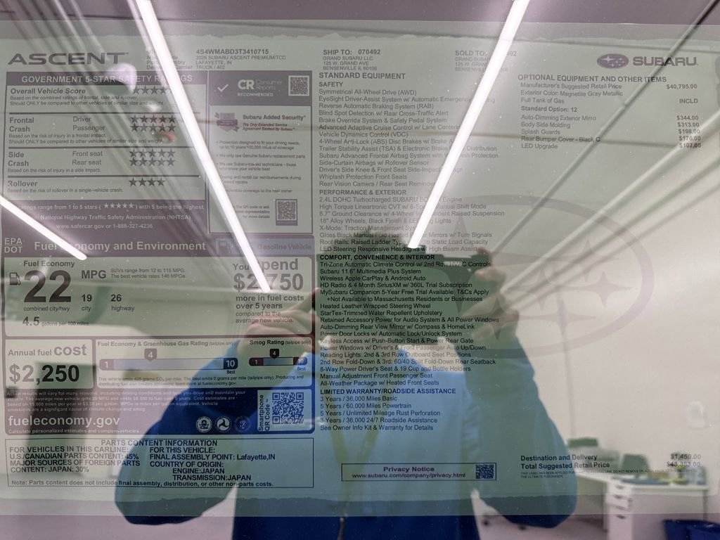 New 2026 Subaru Ascent Premium image 25