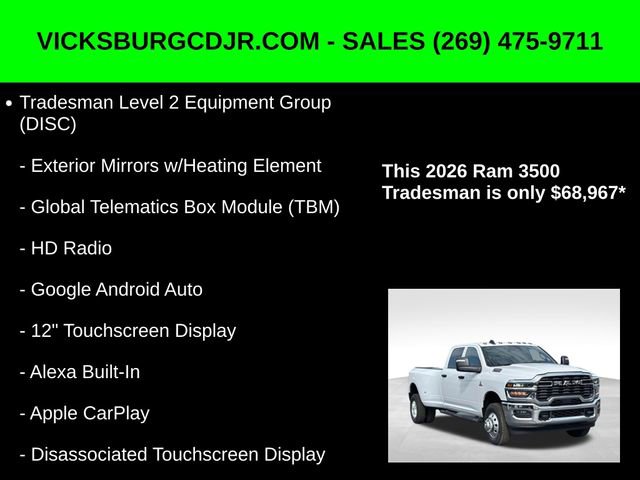 New 2026 RAM 3500 Tradesman image 27