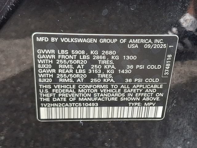 Used 2026 Volkswagen Atlas SE AWD/4WD image 27