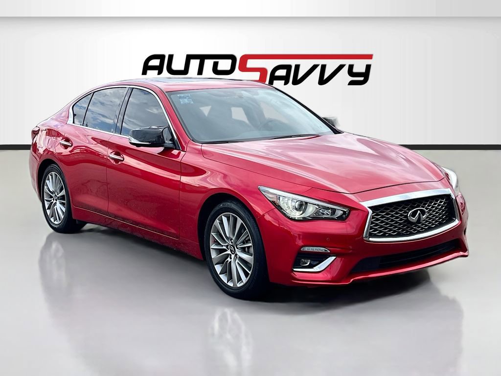 Used 2023 INFINITI Q50 Luxe w/ Cargo Package