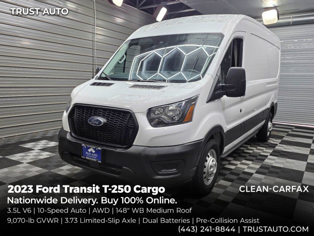 Used 2023 Ford Transit 250 Medium Roof AWD image 1