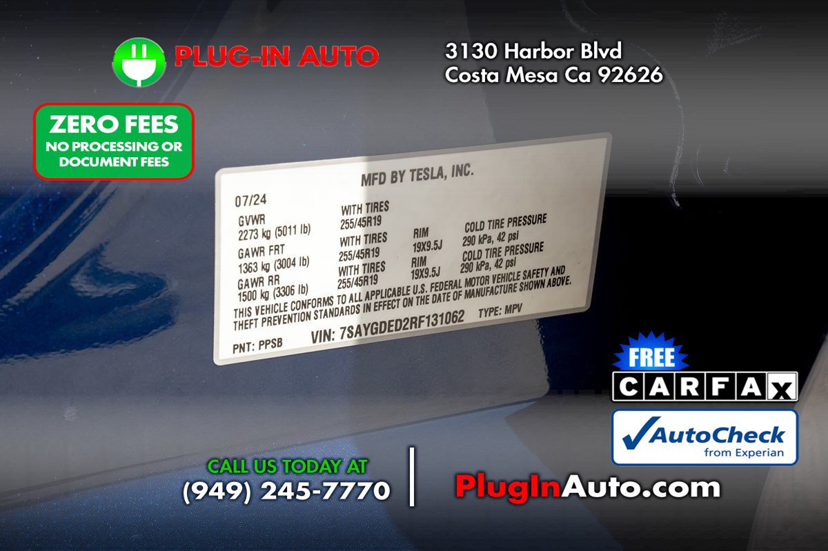 Used 2024 Tesla Model Y Long Range RWD image 9