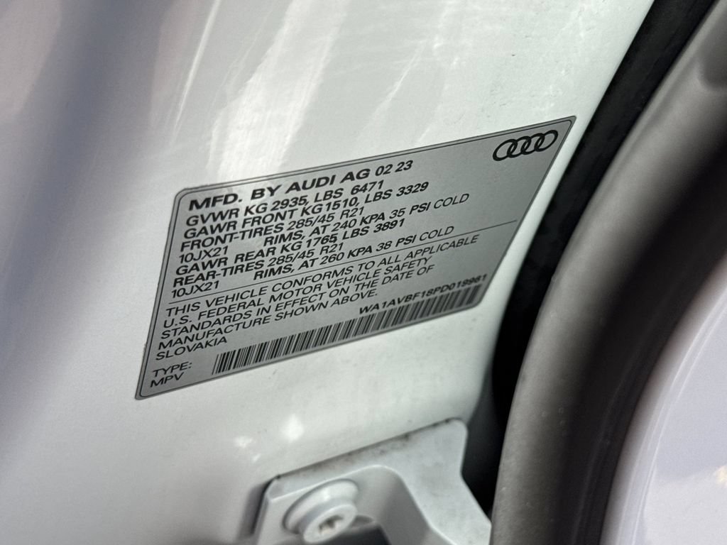 Certified 2023 Audi Q8 Premium AWD/4WD image 39