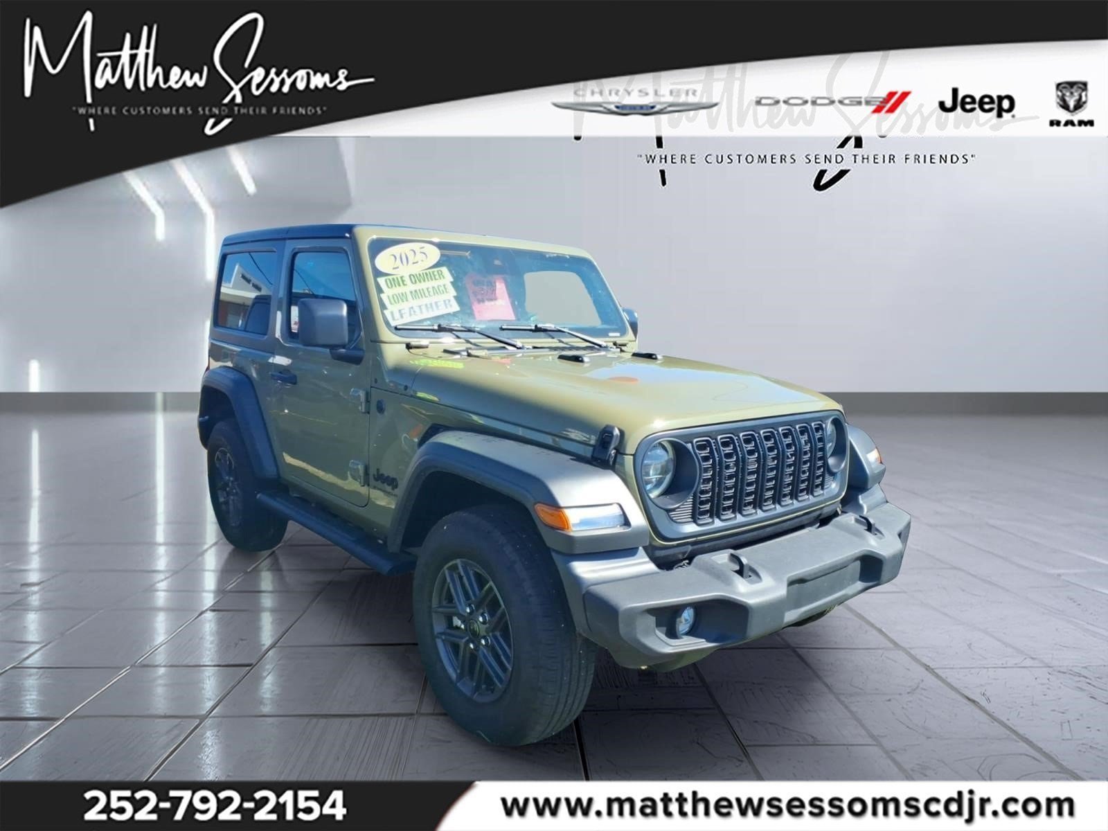 Used 2025 Jeep Wrangler Sport AWD/4WD image 1