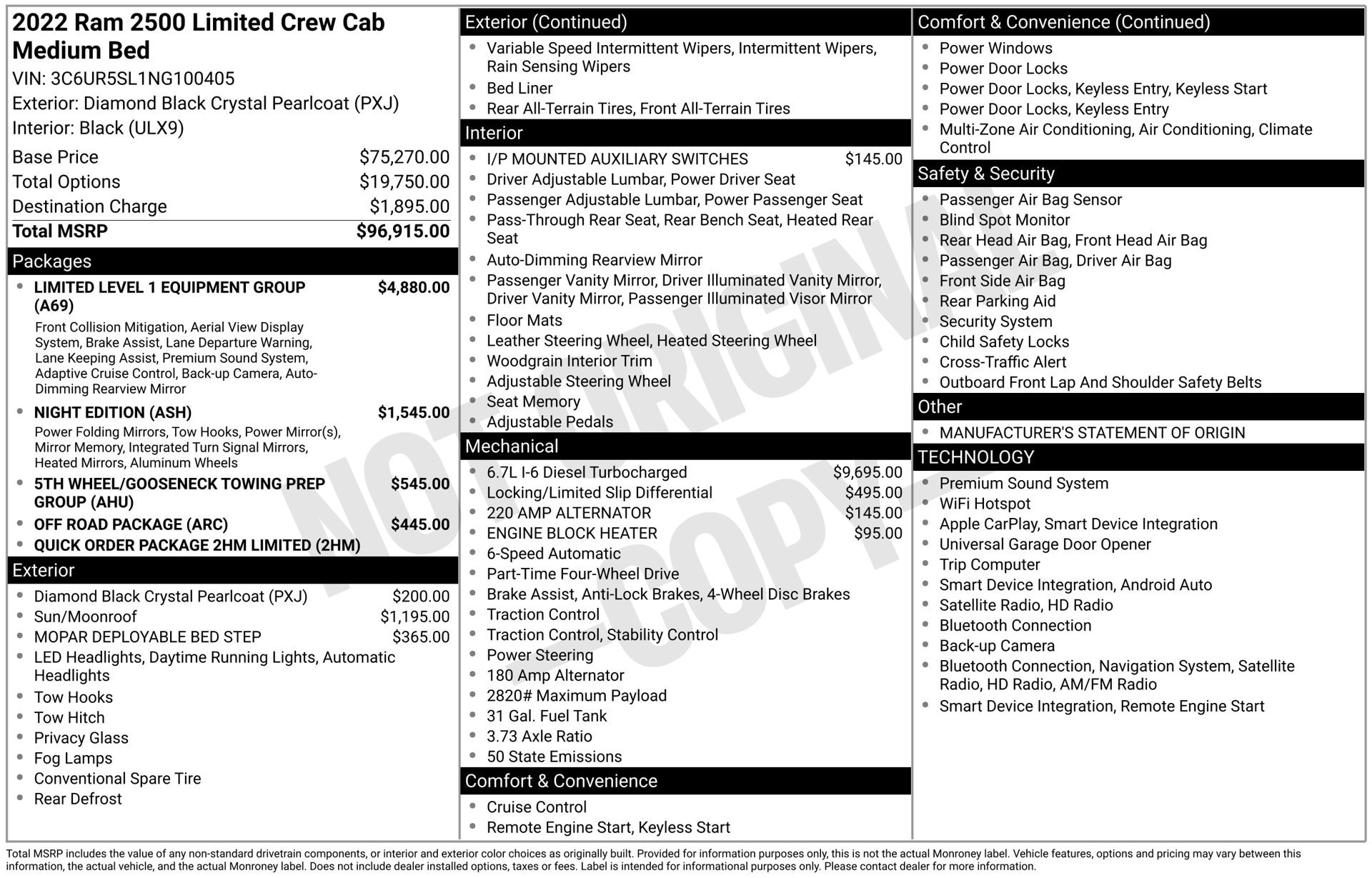 Used 2022 RAM 2500 Limited AWD/4WD image 27