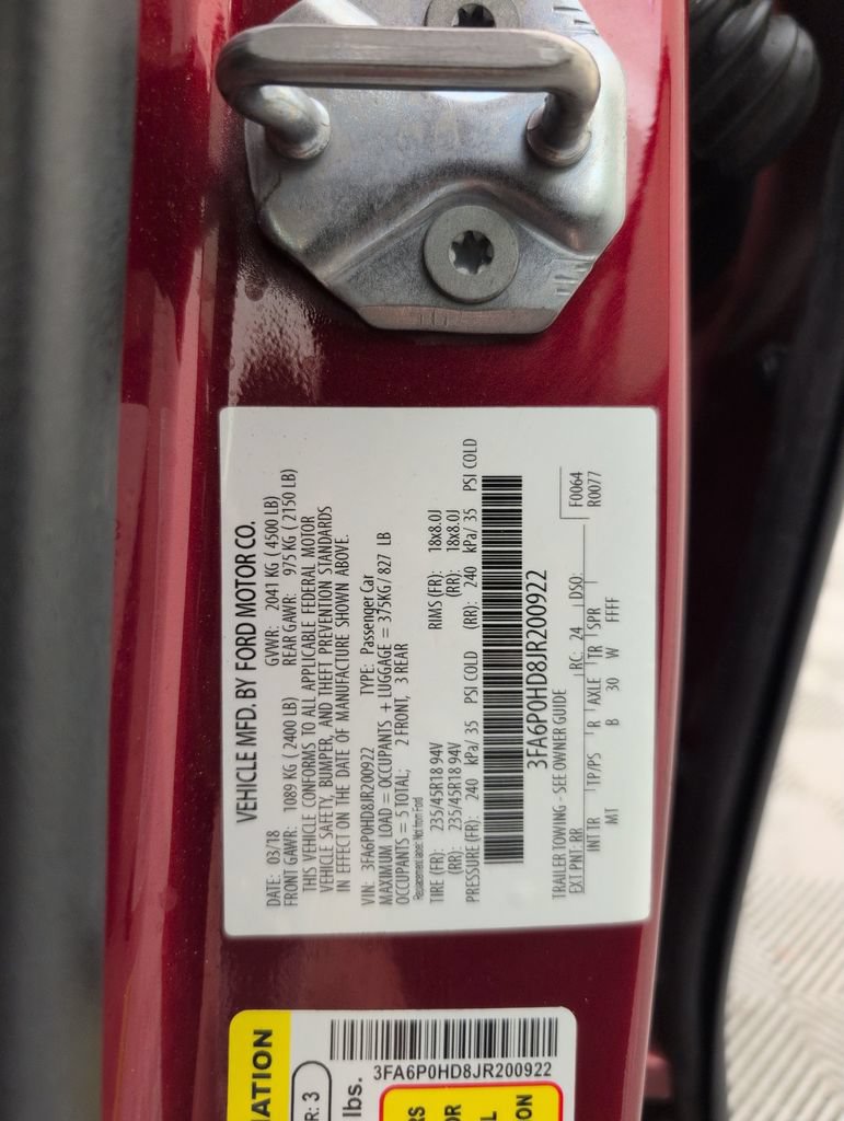 Used 2018 Ford Fusion SE w/ Equipment Group 201A FWD image 41