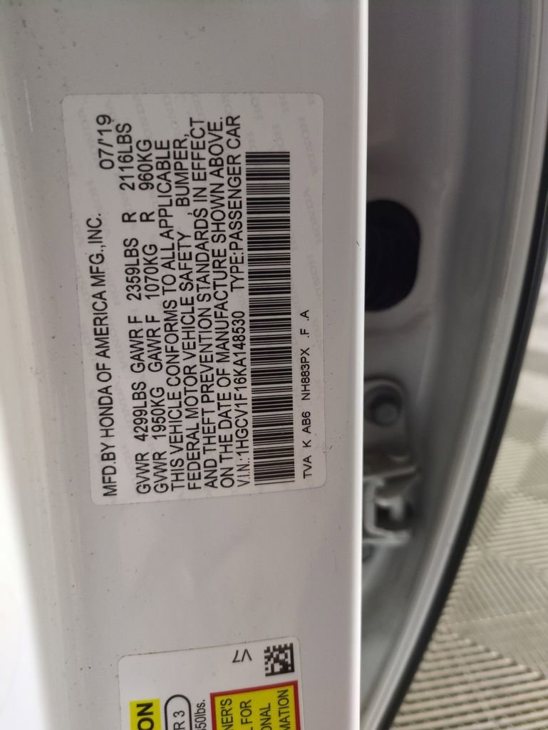 Used 2019 Honda Accord LX image 32