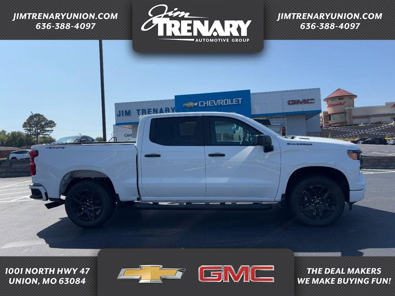 New 2025 Chevrolet Silverado 1500 Custom w/ Turbomax Blackout Package