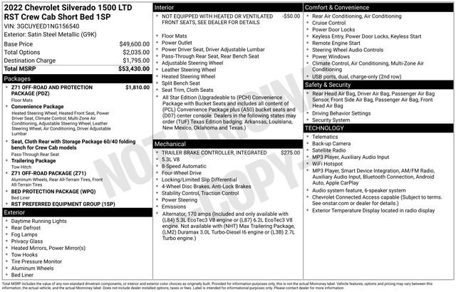 Used 2022 Chevrolet Silverado 1500 RST AWD/4WD image 2