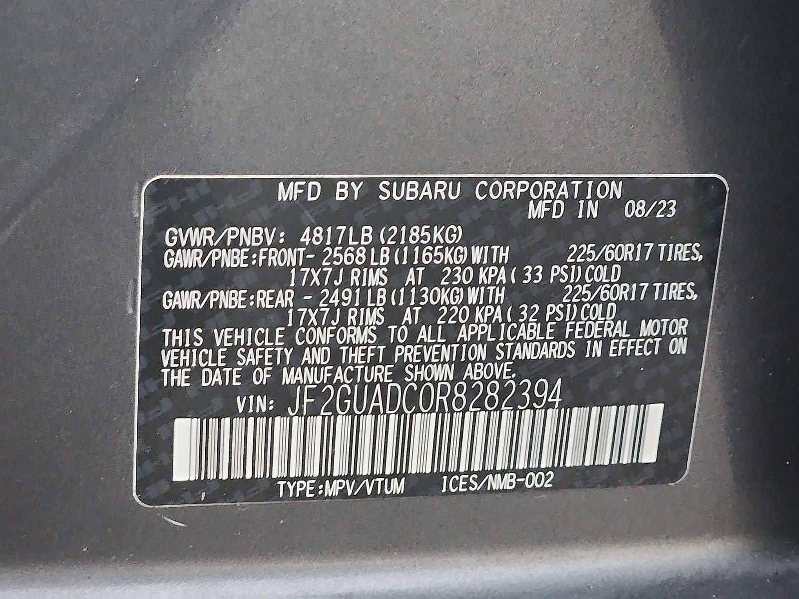 Used 2024 Subaru Crosstrek 2.0i Premium AWD/4WD image 27