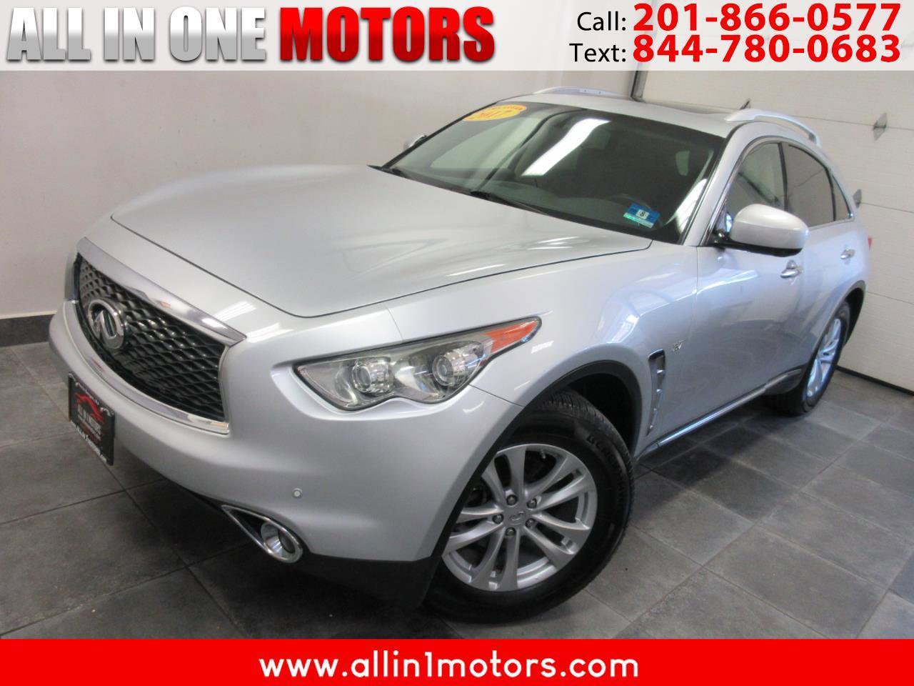 Used 2017 INFINITI QX70 AWD w/ Premium Package