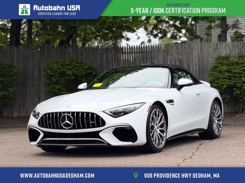 Used 2022 Mercedes-Benz SL 55 AMG 4MATIC w/ AMG Exterior Chrome Package