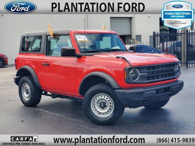 Certified 2022 Ford Bronco 2-Door