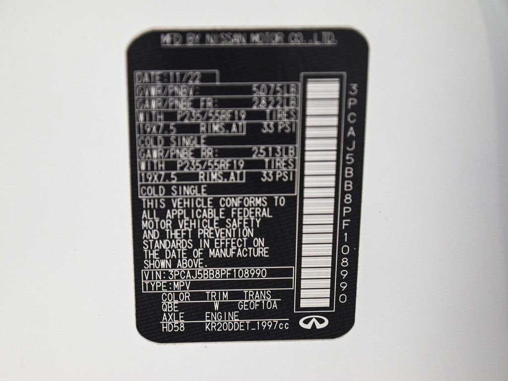 Used 2023 INFINITI QX50 Luxe image 11