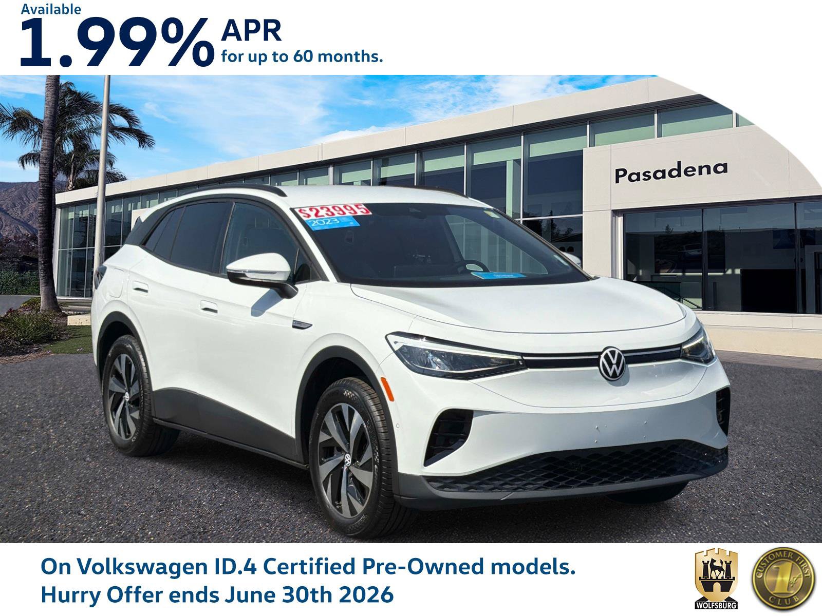 Certified 2023 Volkswagen ID.4 Pro AWD/4WD image 1