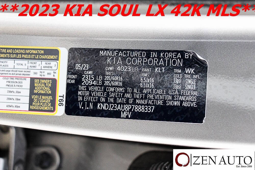 Used 2023 Kia Soul LX w/ Option Group 015 image 51