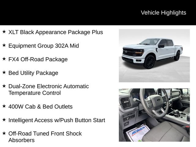 Certified 2025 Ford F150 XLT w/ Equipment Group 302A MID AWD/4WD image 8