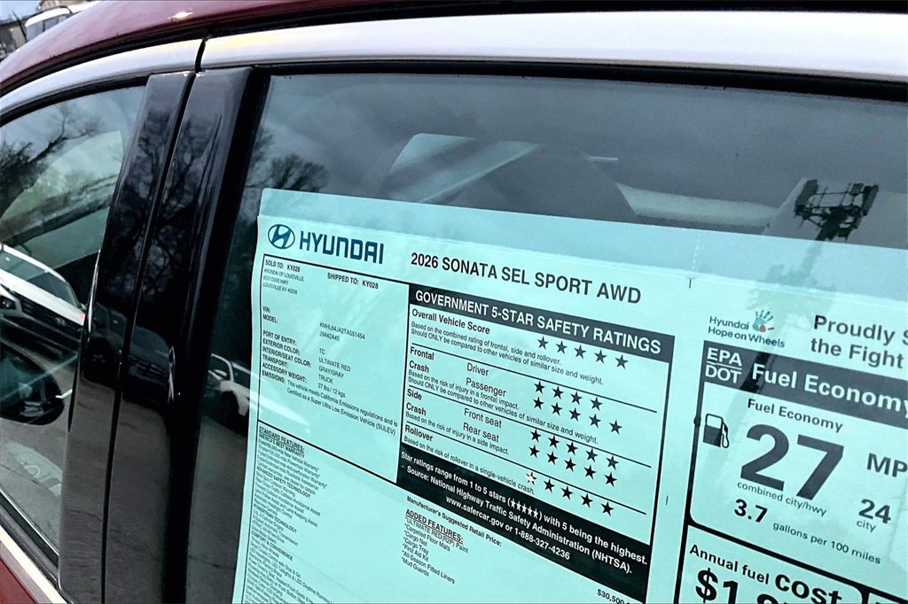 New 2026 Hyundai Sonata SEL image 12
