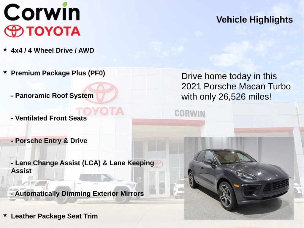 Used 2021 Porsche Macan Turbo AWD/4WD image 6